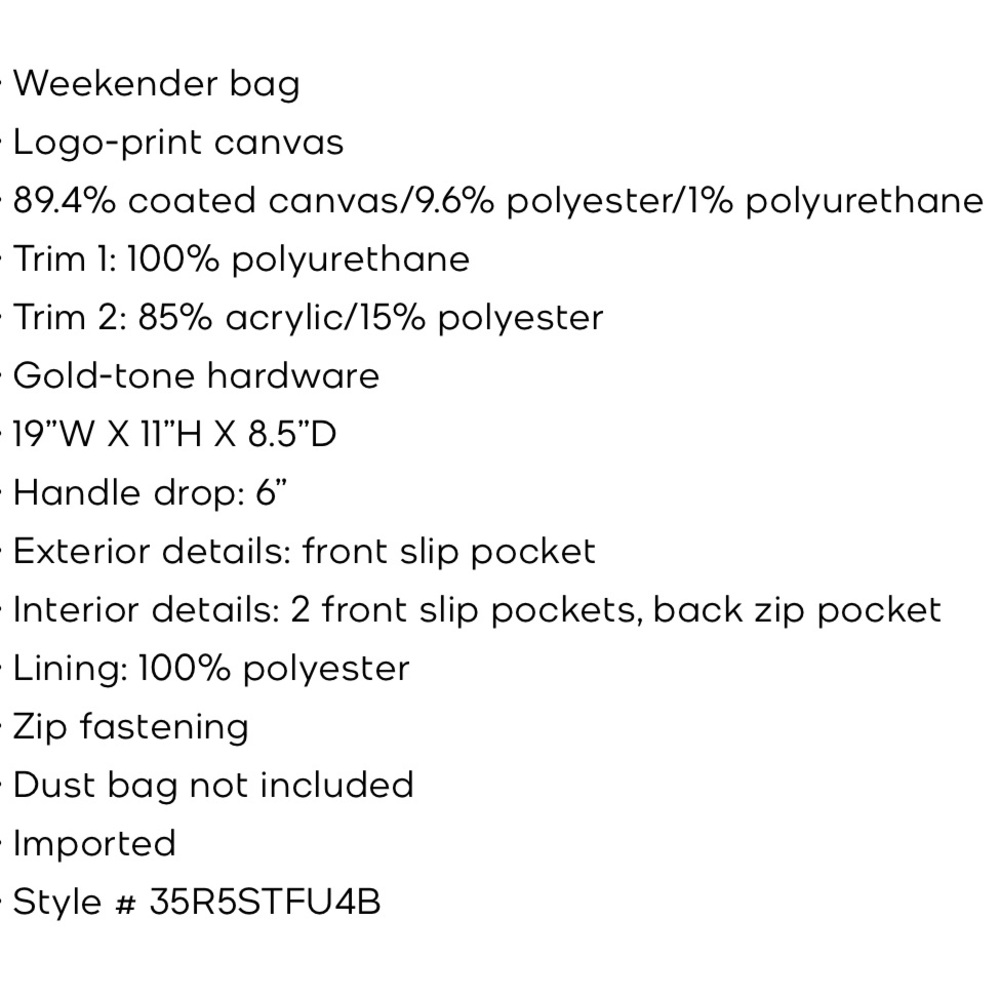 MK weekender bag - Picture 2 of 2